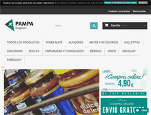 Tablet Screenshot of pampadrugstore.net